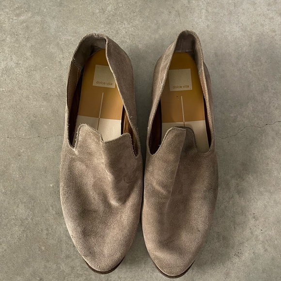 DOLCE VITA Suede Flat Brown 11 Slip On - Picture 7 of 9